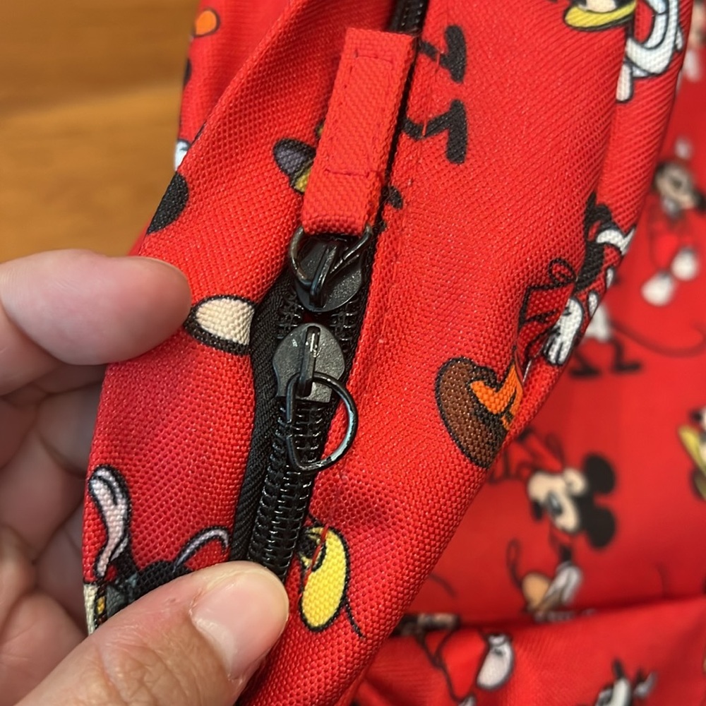 Red Mickey Mouse Backpack - Picture 3 of 5